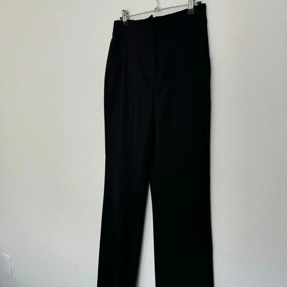 A.L.C Pants Straight Leg Black Size 4 High Rise Old Money - Picture 5 of 12